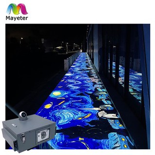 Sistema de proyección de piso interactivo